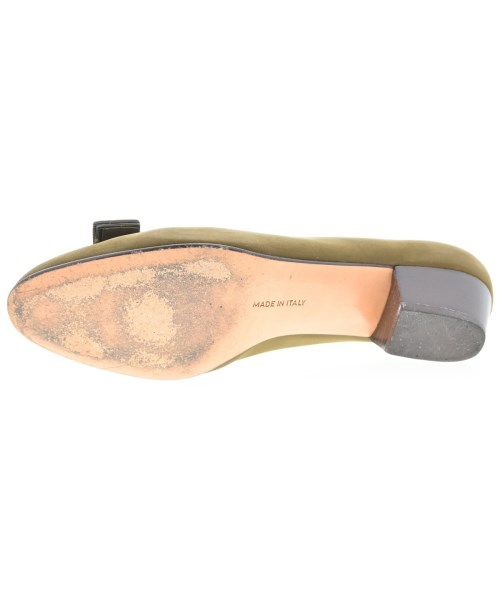 Salvatore Ferragamo（サルバトーレフェラガモ）パンプス カーキ サイズ:6 1/2(24cm位) レディース/2200607425062