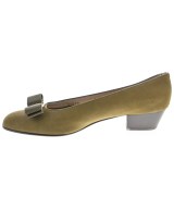 Salvatore Ferragamo（サルバトーレフェラガモ）パンプス カーキ サイズ:6 1/2(24cm位) レディース/2200607425062
