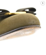 Salvatore Ferragamo（サルバトーレフェラガモ）パンプス カーキ サイズ:6 1/2(24cm位) レディース/2200607425062