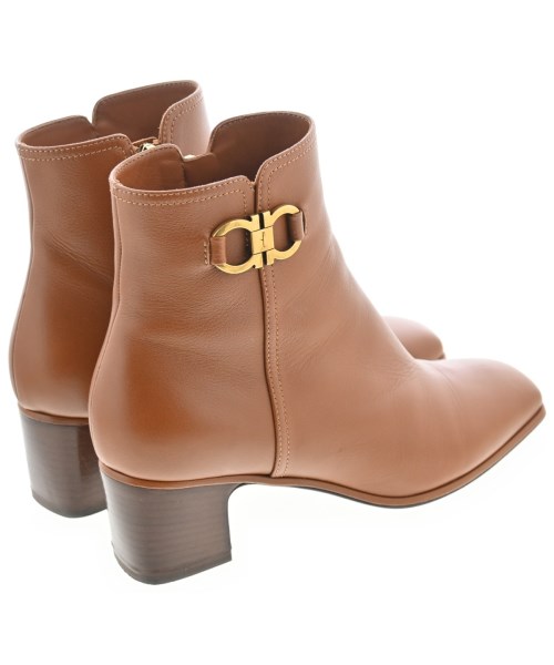 Salvatore Ferragamo（サルバトーレフェラガモ）ブーツ 茶 サイズ:6 1/2(24cm位) レディース/2200673895011