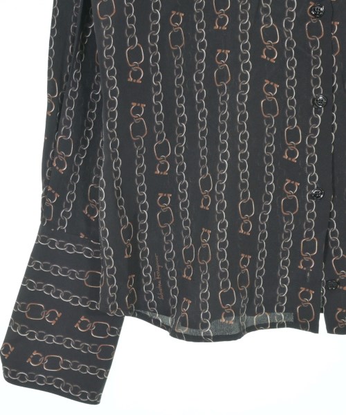 Salvatore Ferragamo（サルバトーレフェラガモ）カジュアルシャツ 黒 サイズ:F レディース/2200674755024