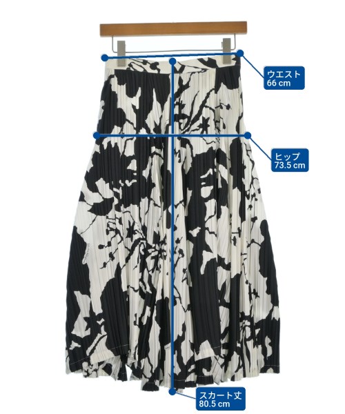 Salvatore Ferragamo（サルバトーレフェラガモ）ロング・マキシ丈スカート 白 サイズ:38(S位) レディース/2200675332026