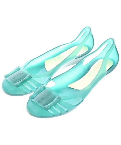 Salvatore Ferragamo(サルバトーレフェラガモ)サンダル 緑 サイズ:6(23.5cm位)/2200674208124