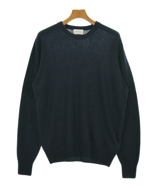 Salvatore Ferragamo(サルバトーレフェラガモ)ニット・セーター 紺 サイズ:L/2200678999035