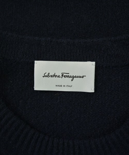 Salvatore Ferragamo（サルバトーレフェラガモ）ニット・セーター 紺 サイズ:L メンズ/2200678999035