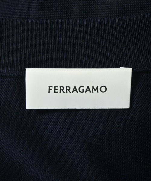 Salvatore Ferragamo（サルバトーレフェラガモ）ニット・セーター 紺 サイズ:M メンズ/2200678999042