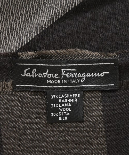 Salvatore Ferragamo（サルバトーレフェラガモ）ストール 茶 サイズ:- メンズ/2200679824152