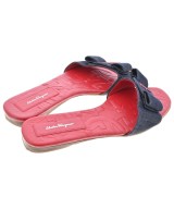 Salvatore Ferragamo（サルバトーレフェラガモ）サンダル 紺 サイズ:9(26cm位) レディース/2200679975496