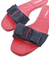 Salvatore Ferragamo（サルバトーレフェラガモ）サンダル 紺 サイズ:9(26cm位) レディース/2200679975496