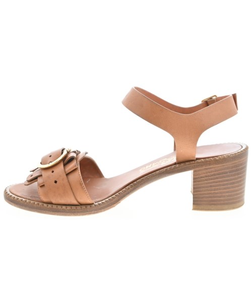 Salvatore Ferragamo（サルバトーレフェラガモ）サンダル 茶 サイズ:6 1/2(24cm位) レディース/2200680934024