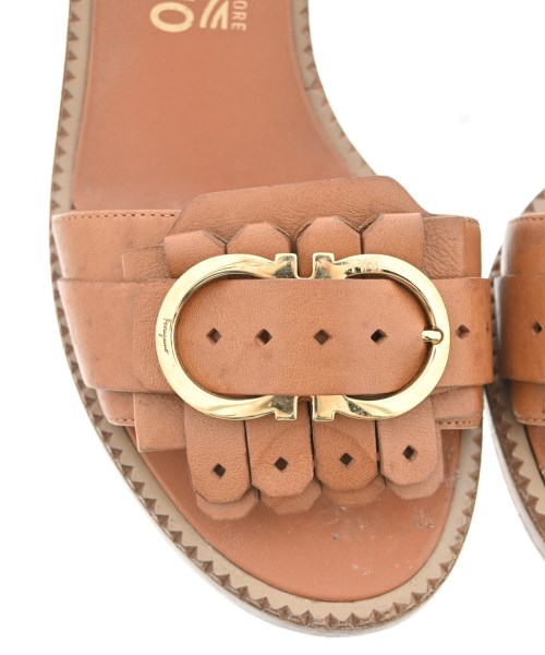 Salvatore Ferragamo（サルバトーレフェラガモ）サンダル 茶 サイズ:6 1/2(24cm位) レディース/2200680934024