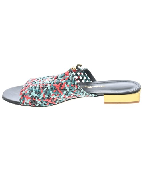 Salvatore Ferragamo（サルバトーレフェラガモ）サンダル 青 サイズ:6 1/2(24cm位) レディース/2200681886025
