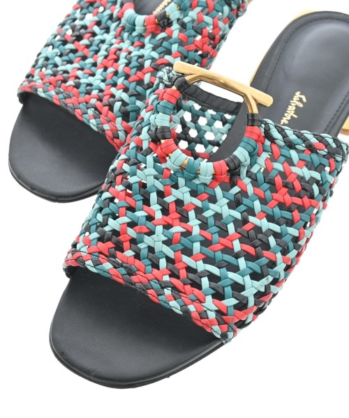 Salvatore Ferragamo（サルバトーレフェラガモ）サンダル 青 サイズ:6 1/2(24cm位) レディース/2200681886025
