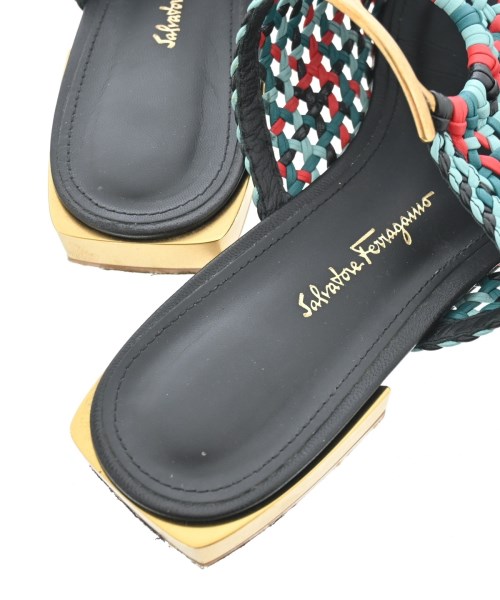 Salvatore Ferragamo（サルバトーレフェラガモ）サンダル 青 サイズ:6 1/2(24cm位) レディース/2200681886025