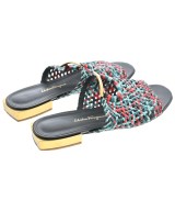 Salvatore Ferragamo（サルバトーレフェラガモ）サンダル 青 サイズ:6 1/2(24cm位) レディース/2200681886025