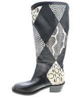 Salvatore Ferragamo（サルバトーレフェラガモ）ブーツ 黒 サイズ:6(23.5cm位) レディース/2200695210045