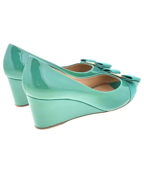 Salvatore Ferragamo（サルバトーレフェラガモ）パンプス 緑 サイズ:5 1/2(23cm位) レディース/2200696082016