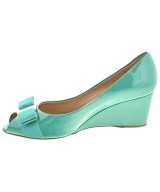 Salvatore Ferragamo（サルバトーレフェラガモ）パンプス 緑 サイズ:5 1/2(23cm位) レディース/2200696082016