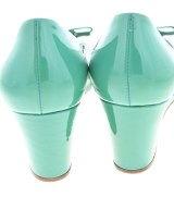 Salvatore Ferragamo（サルバトーレフェラガモ）パンプス 緑 サイズ:5 1/2(23cm位) レディース/2200696082016