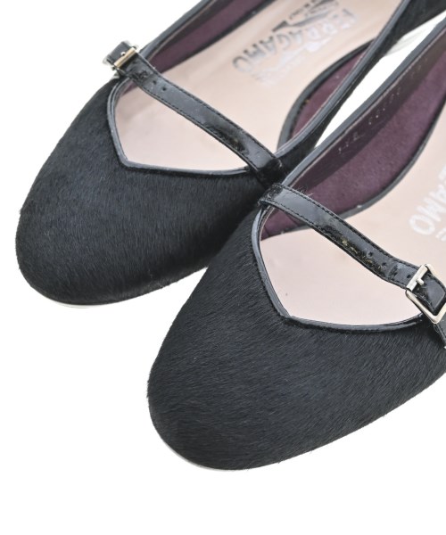 Salvatore Ferragamo（サルバトーレフェラガモ）バレエシューズ/オペラシューズ 黒 サイズ:5 1/2(23cm位) レディース/2200696322099