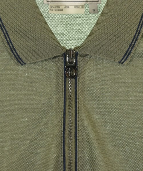 Salvatore Ferragamo（サルバトーレフェラガモ）ポロシャツ カーキ サイズ:S メンズ/2200696157103