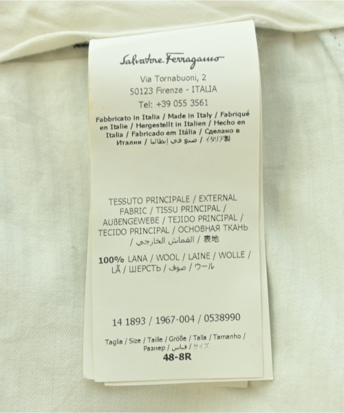 Salvatore Ferragamo（サルバトーレフェラガモ）スラックス グレー サイズ:48(L位) メンズ/2200696619045