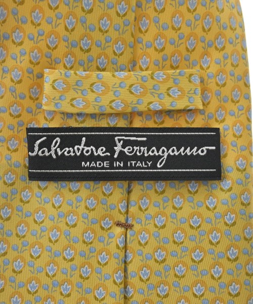Salvatore Ferragamo（サルバトーレフェラガモ）ネクタイ 黄 サイズ:- メンズ/2200695428037