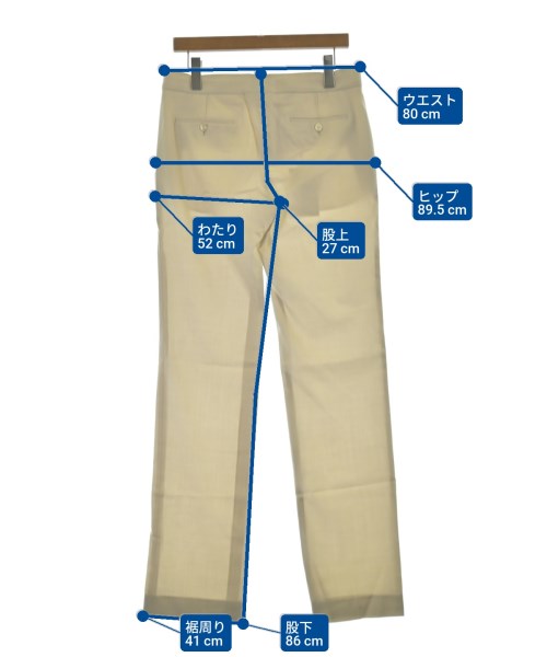 Salvatore Ferragamo（サルバトーレフェラガモ）スラックス 白 サイズ:40(M位) レディース/2200694434015