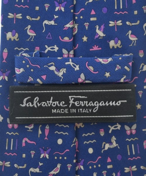Salvatore Ferragamo（サルバトーレフェラガモ）ネクタイ 青 サイズ:- メンズ/2200694230143