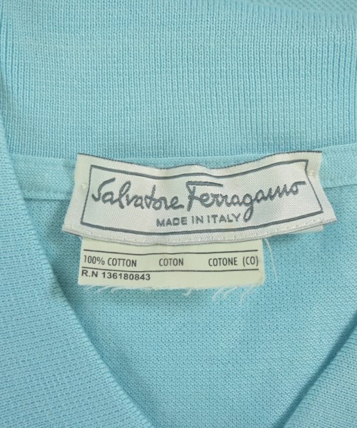 Salvatore Ferragamo（サルバトーレフェラガモ）ポロシャツ 青 サイズ:S メンズ/2200699739146