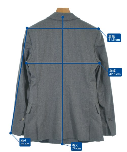 Salvatore Ferragamo（サルバトーレフェラガモ）ジャケット グレー サイズ:-(S位) レディース/2200699794022