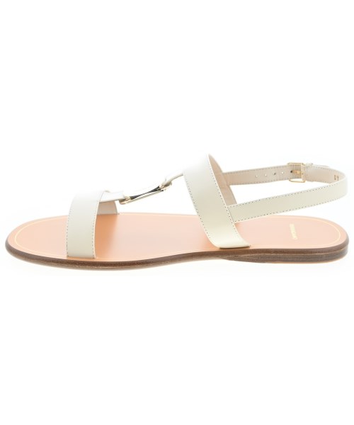 Salvatore Ferragamo（サルバトーレフェラガモ）サンダル 白 サイズ:7(24.5cm位) レディース/2200699932011