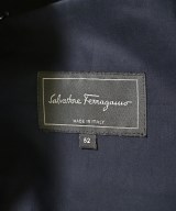 Salvatore Ferragamo（サルバトーレフェラガモ）ステンカラーコート 紺 サイズ:52(XL位) メンズ/2200655500018