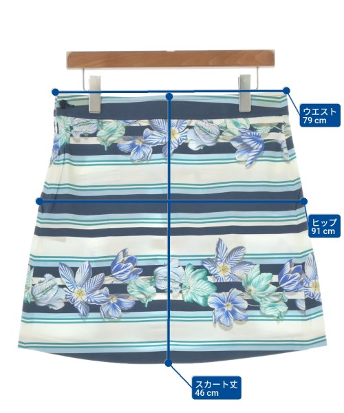 Salvatore Ferragamo（サルバトーレフェラガモ）ミニスカート 紺 サイズ:40(M位) レディース/2200649309139