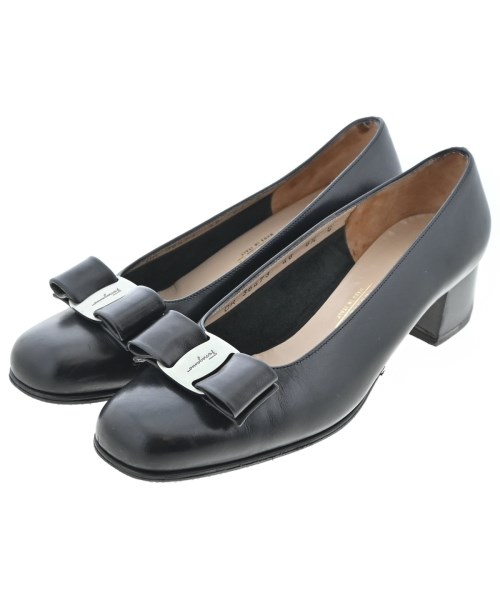 Salvatore Ferragamo(サルバトーレフェラガモ)パンプス 黒 サイズ:6 1/2(24cm位)/2200656259021