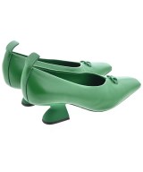Salvatore Ferragamo（サルバトーレフェラガモ）パンプス 緑 サイズ:6(23.5cm位) レディース/2200656514014