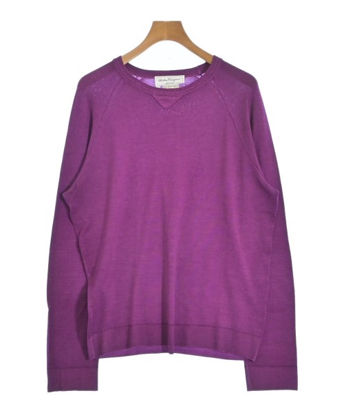 Salvatore Ferragamo(サルバトーレフェラガモ)ニット・セーター 紫 サイズ:XL/2200637194167
