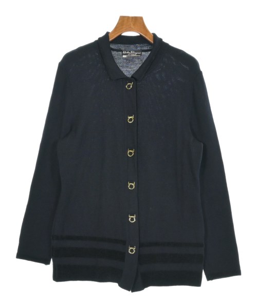 Salvatore Ferragamo(サルバトーレフェラガモ)カーディガン 紺 サイズ:M/2200652223170