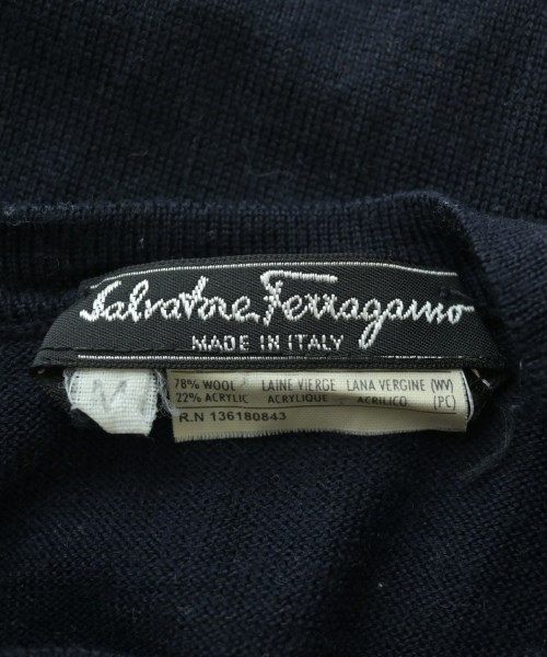 Salvatore Ferragamo（サルバトーレフェラガモ）ニット・セーター 紺 サイズ:M レディース/2200652223187
