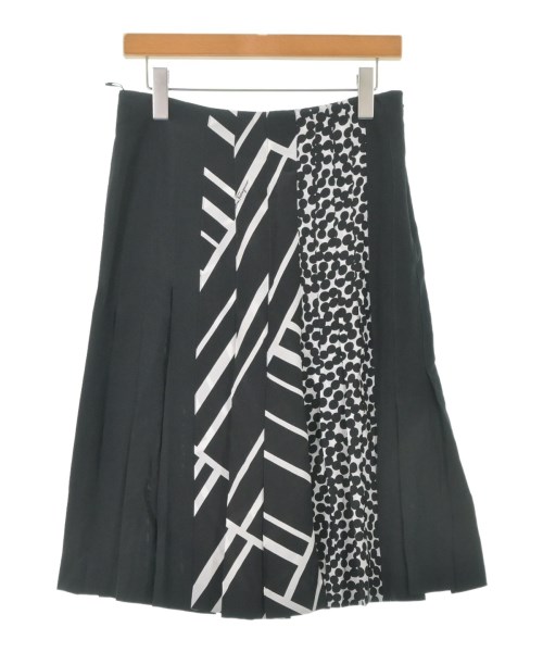 Salvatore Ferragamo(サルバトーレフェラガモ)ひざ丈スカート 黒 サイズ:40(M位)/2200637068086