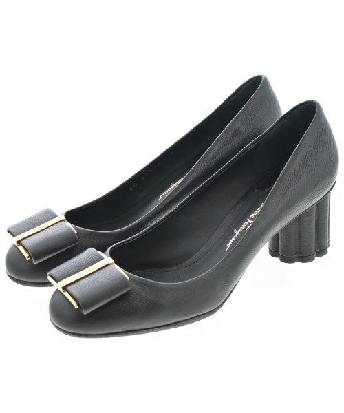 Salvatore Ferragamo(サルバトーレフェラガモ)パンプス 黒 サイズ:6(23.5cm位)/2200654986066