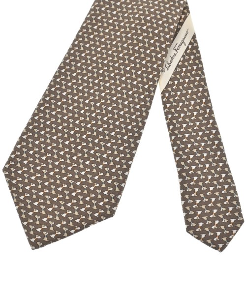 Salvatore Ferragamo（サルバトーレフェラガモ）ネクタイ 茶 サイズ:- メンズ/2200658382048