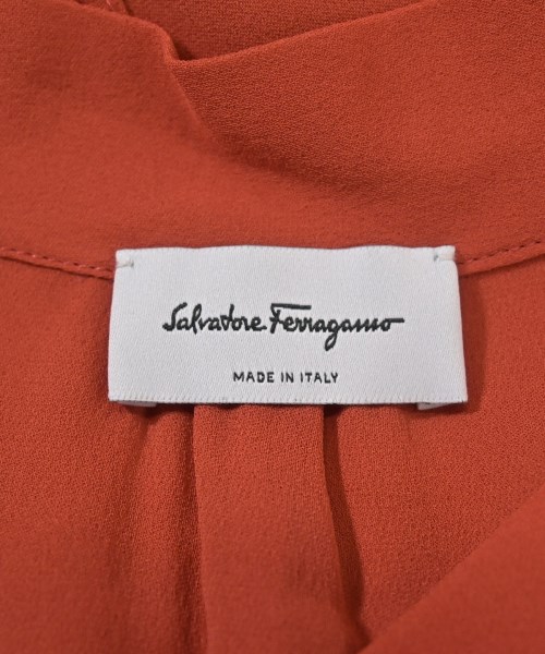 Salvatore Ferragamo（サルバトーレフェラガモ）ワンピース オレンジ サイズ:38(S位) レディース/2200660883083