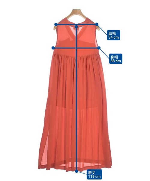 Salvatore Ferragamo（サルバトーレフェラガモ）ワンピース オレンジ サイズ:38(S位) レディース/2200660883083