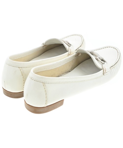 Salvatore Ferragamo（サルバトーレフェラガモ）モカシン/デッキシューズ 白 サイズ:5(22.5cm位) レディース/2200662332039