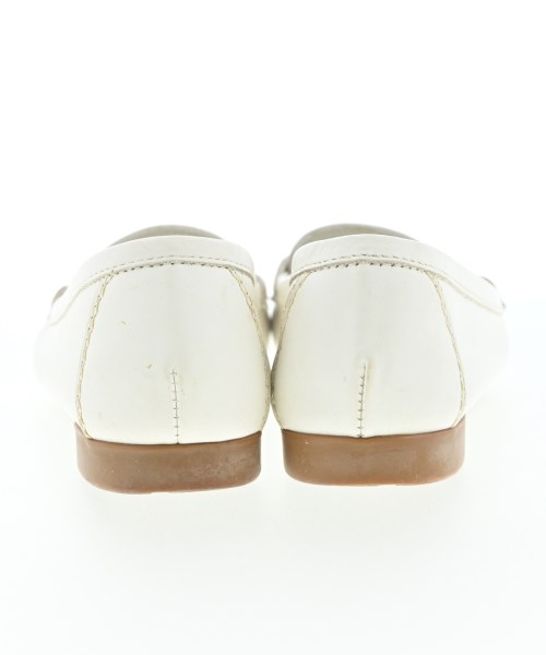 Salvatore Ferragamo（サルバトーレフェラガモ）モカシン/デッキシューズ 白 サイズ:5(22.5cm位) レディース/2200662332039