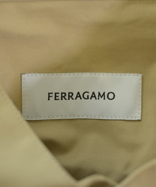 Salvatore Ferragamo（サルバトーレフェラガモ）カジュアルシャツ ベージュ サイズ:37(XS位) メンズ/2200712108065