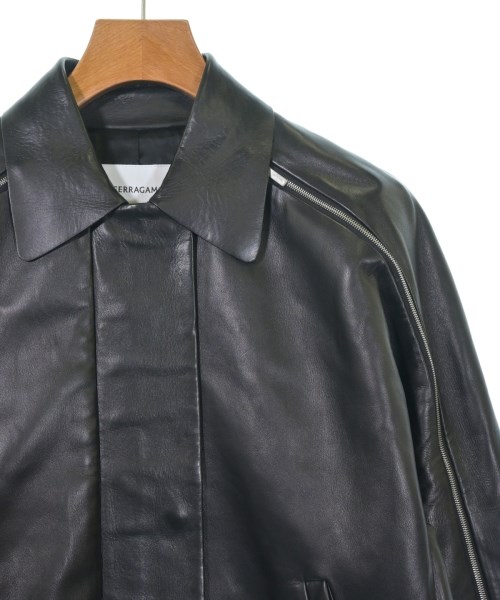 Salvatore Ferragamo（サルバトーレフェラガモ）ライダース 黒 サイズ:40(M位) レディース/2200712971010