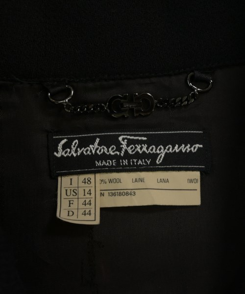 Salvatore Ferragamo（サルバトーレフェラガモ）ピーコート 黒 サイズ:44(L位) レディース/2200713296181