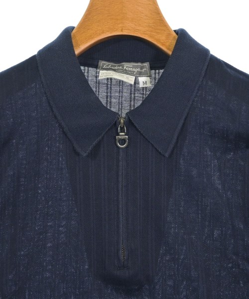 Salvatore Ferragamo（サルバトーレフェラガモ）ポロシャツ 紺 サイズ:M メンズ/2200711893054